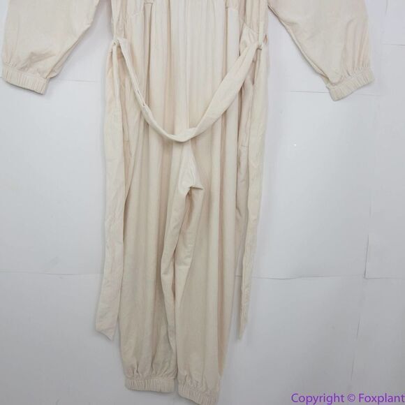 NEW Eloquii Corduroy Jumpsuit super soft, color cream, 24 - Picture 8 of 16